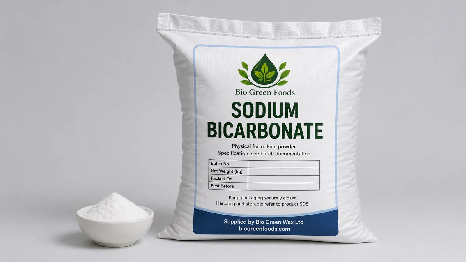 Bicarbonate de sodium – Leavening Agents product from Bio Green Foods