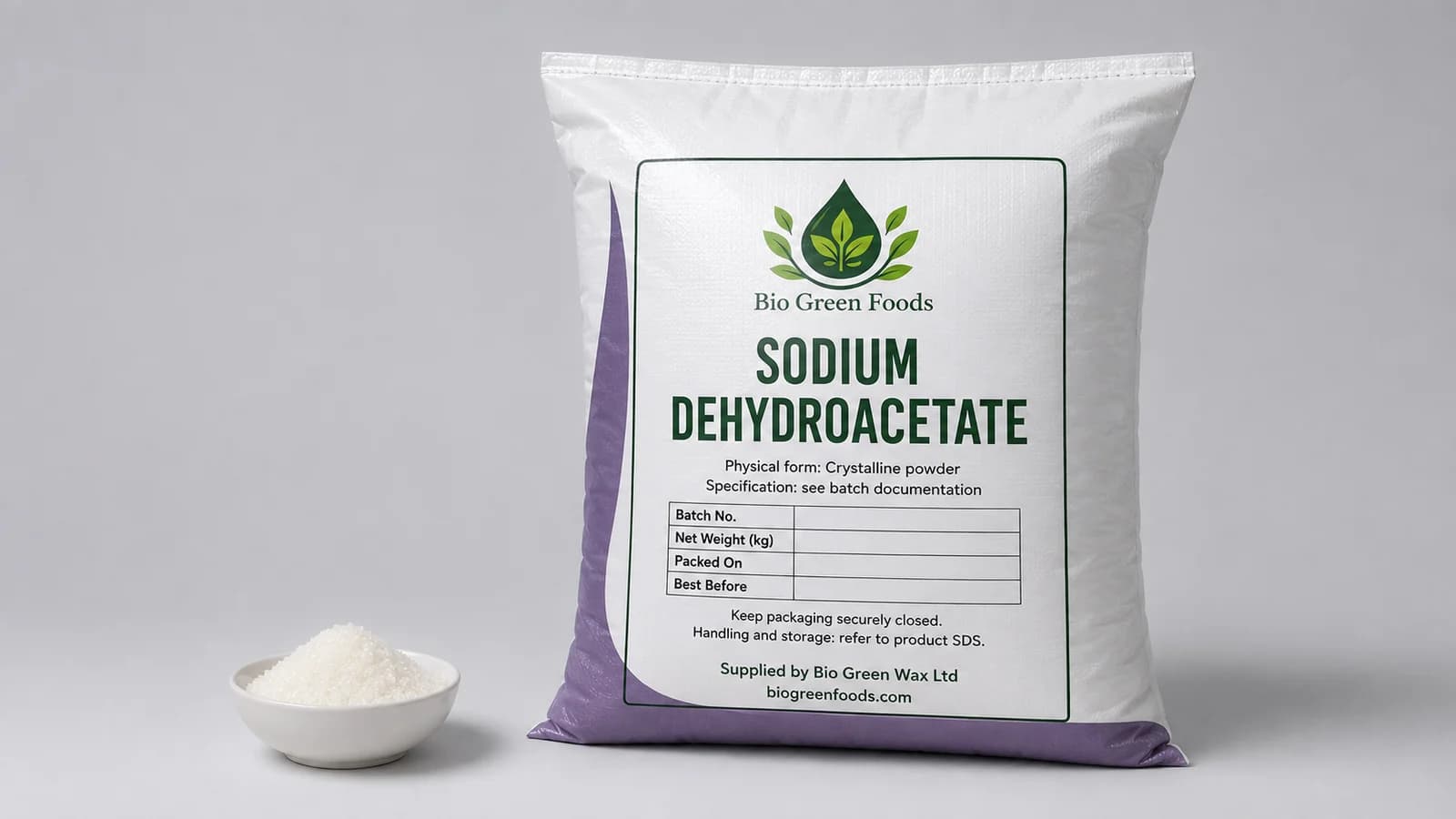Déshydroacétate de sodium – Food Preservatives product from Bio Green Foods