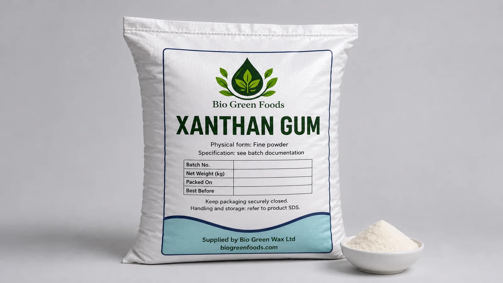 Gomme xanthane – Hydrocolloids & Proteins product from Bio Green Foods