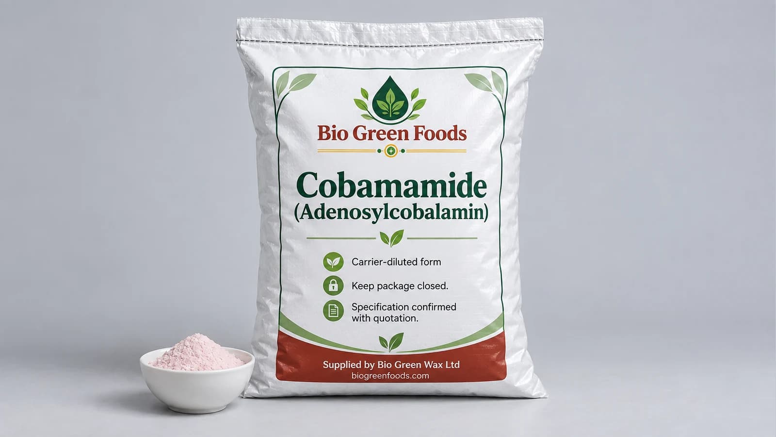 Cobamamide (adénosylcobalamine) – Vitamins & Amino Acids product from Bio Green Foods