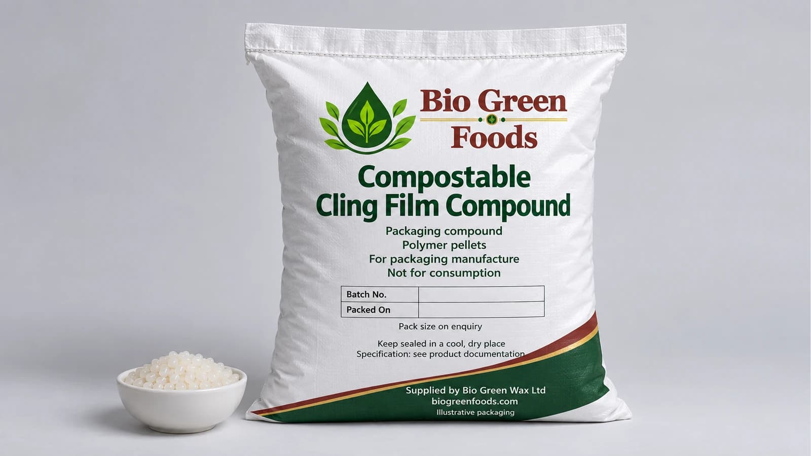 مركّب الفيلم اللاصق القابل للتسميد (FDA) – Food-contact packaging materials product