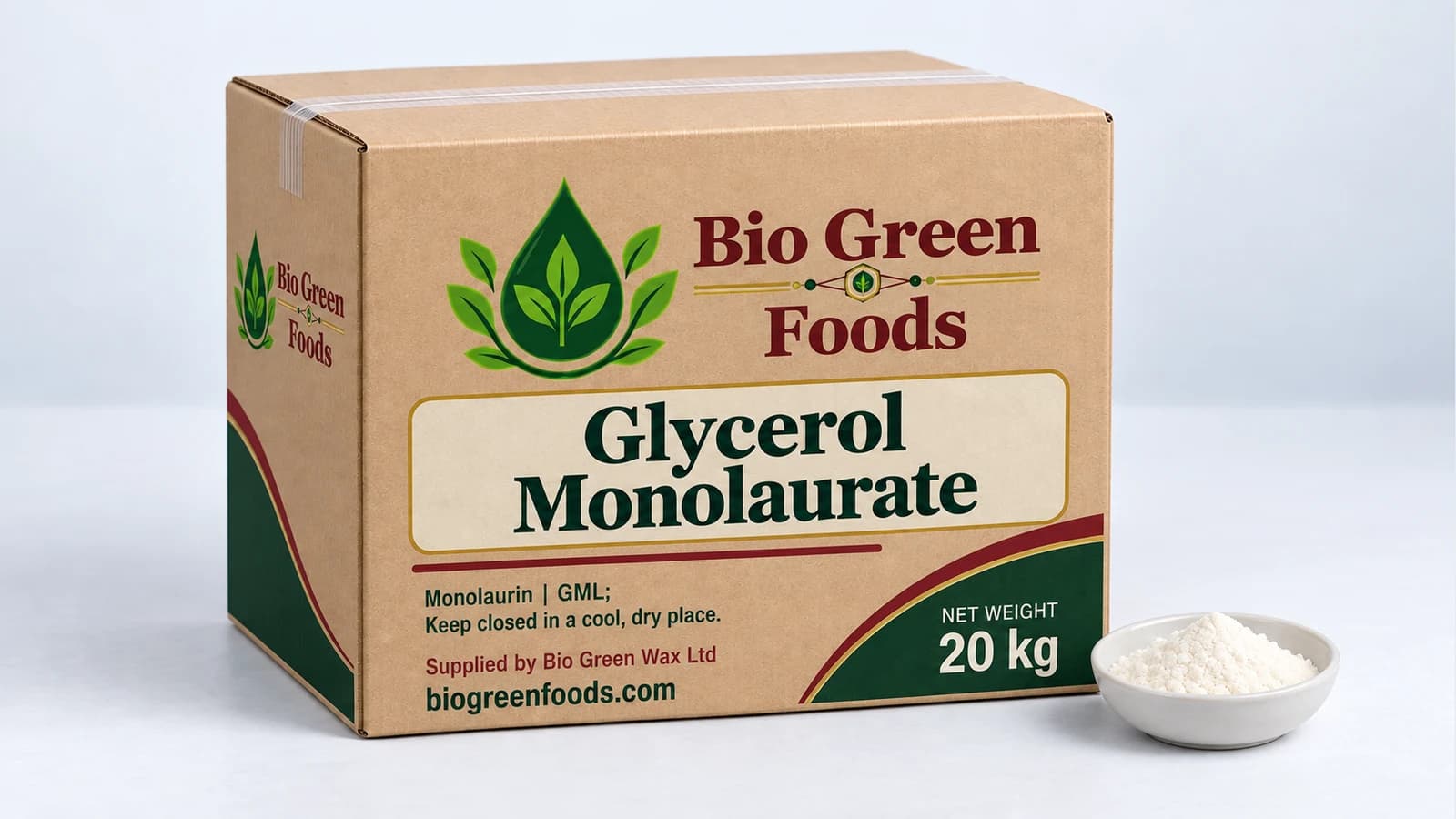 Glycerol Monolaurate – Preservatives product from Bio Green Foods