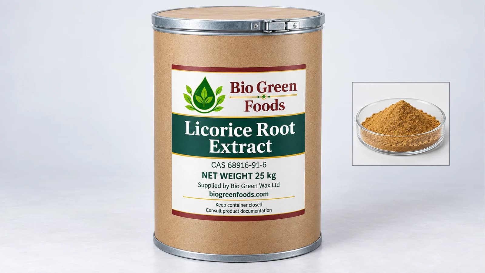 مستخلص جذور عرق السوس – Botanical Extracts product from Bio Green Foods