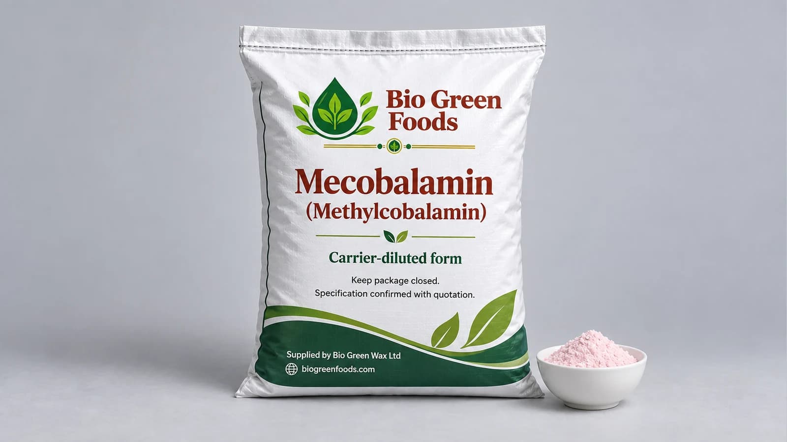 Mécobalamine (Méthylcobalamine) – Vitamins & Amino Acids product from Bio Green Foods