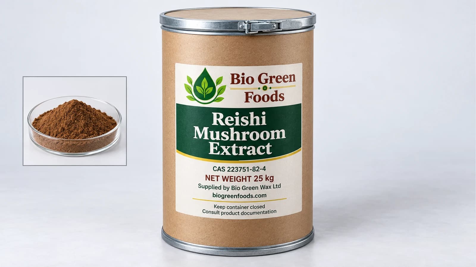 مستخلص فطر الريشي – Botanical Extracts product from Bio Green Foods