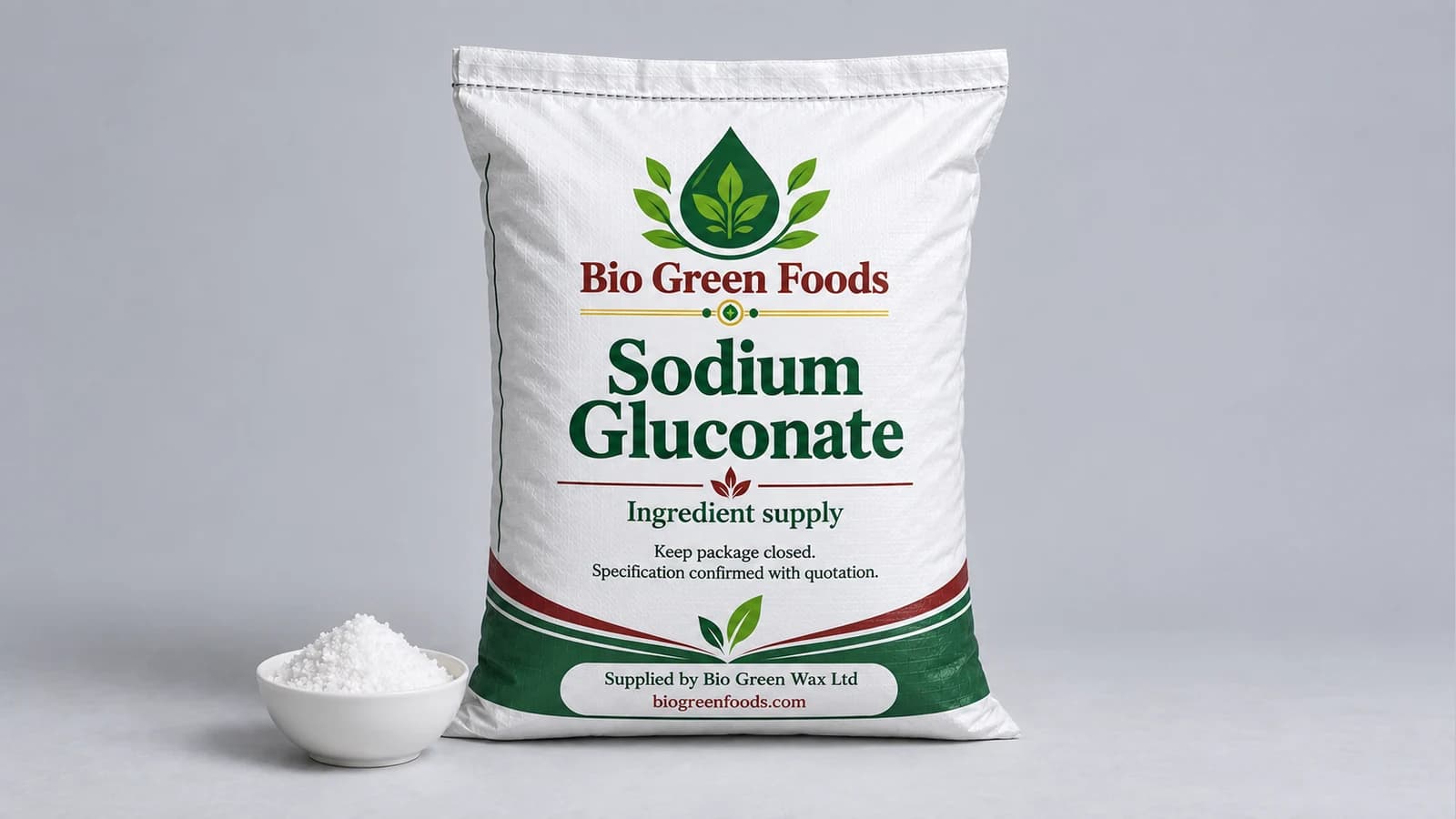 Gluconate de Sodium – Acidulants & Food Salts product from Bio Green Foods