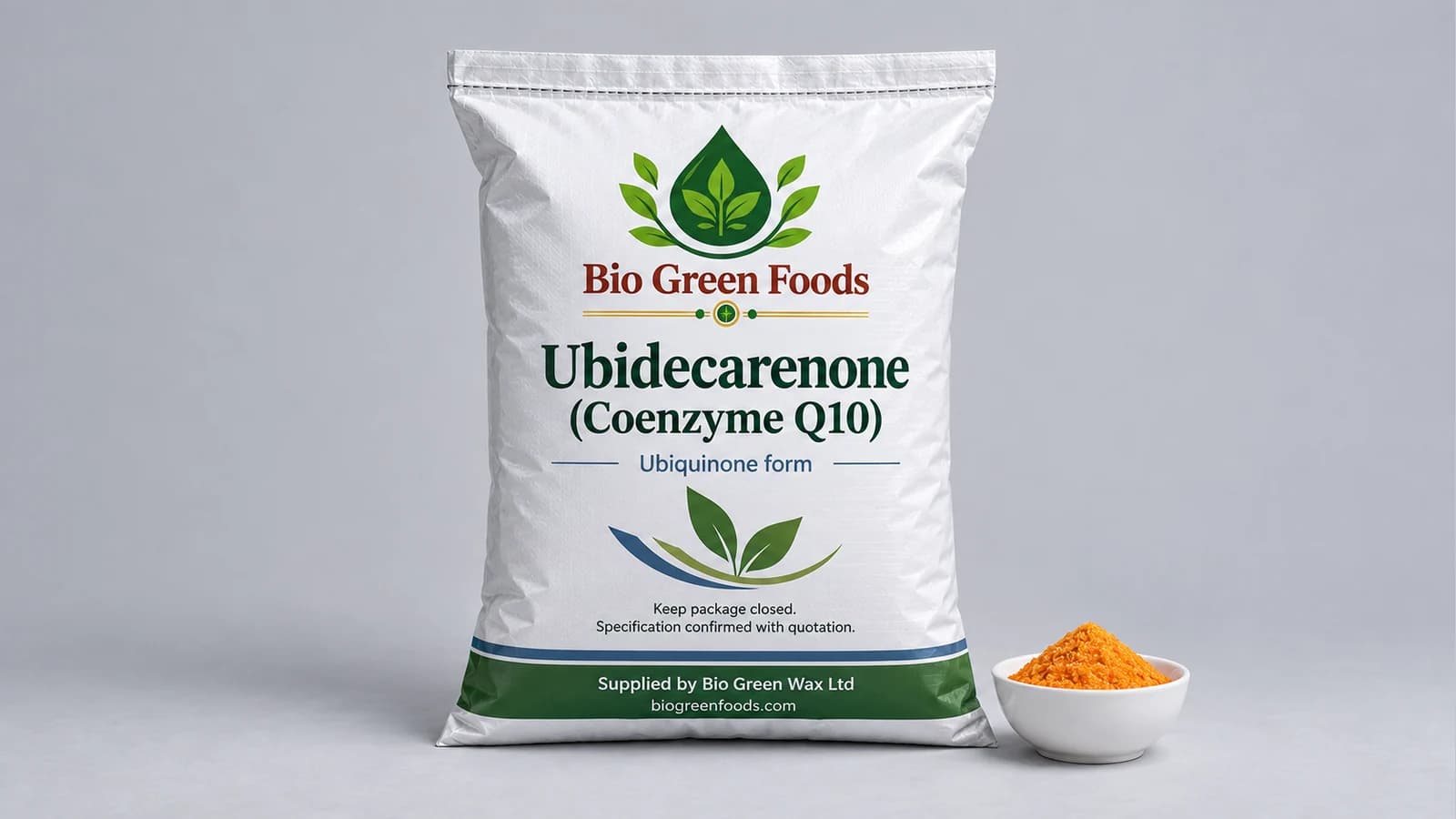 Ubidécarénone (Coenzyme Q10) – Vitamins & Amino Acids product from Bio Green Foods