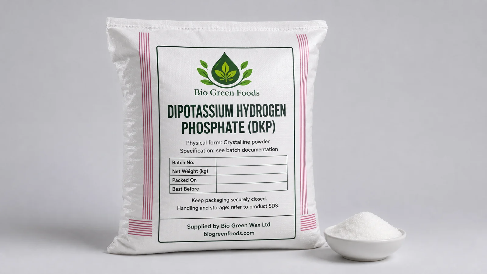 هيدروجين فوسفات ثنائي البوتاسيوم (DKP) — feedstock option for المشروبات
