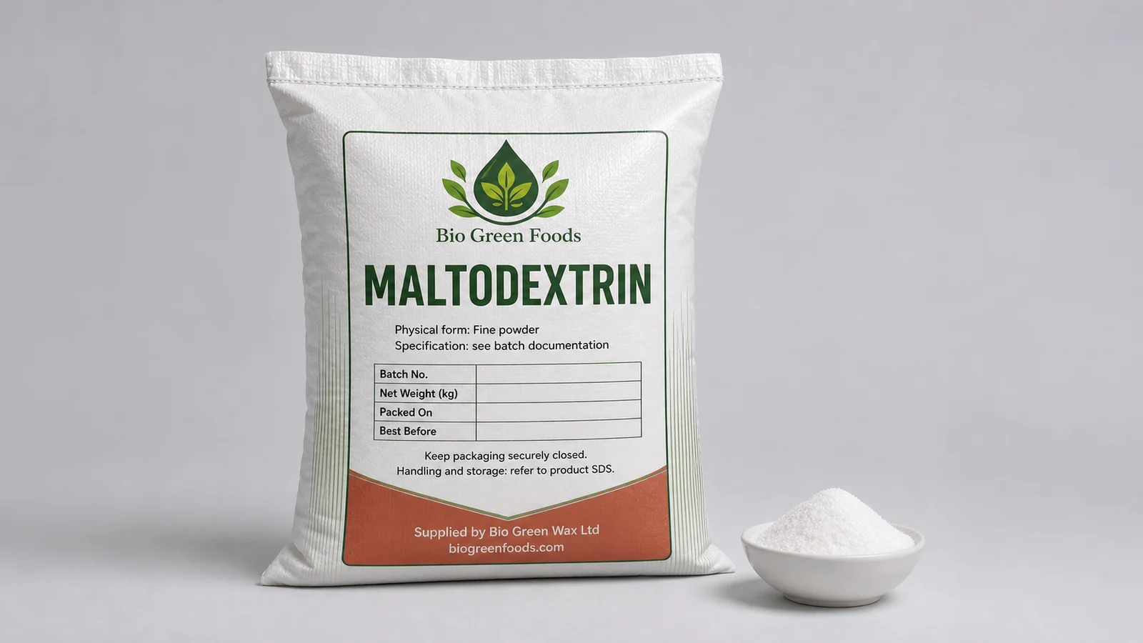 Maltodextrin – renewable feedstock product from Bio Green Foods