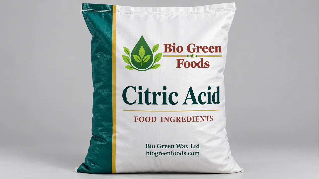 Citric Acid — feedstock option for Beverages