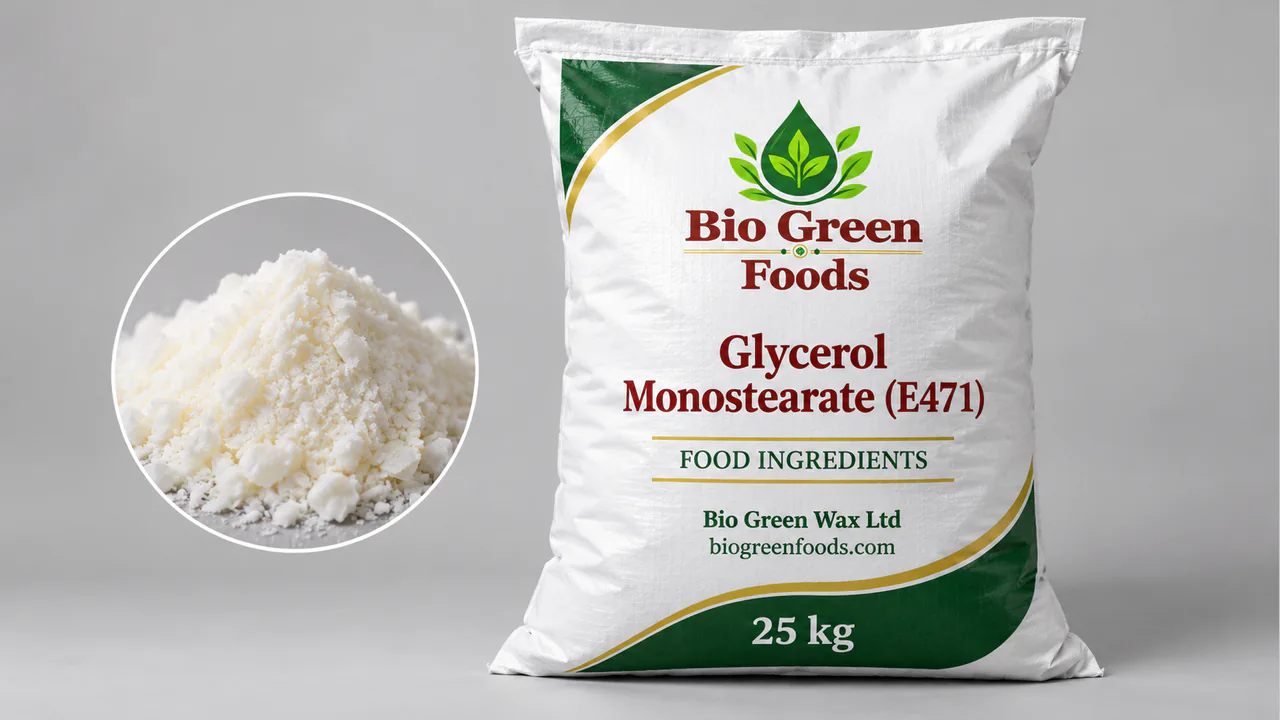 Glycerol Monostearate (E471) — feedstock option for Bakery