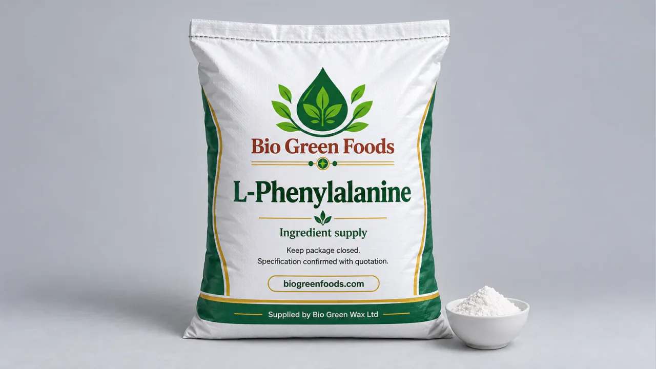 L-Phenylalanine — feedstock option for Nutrition & Supplements