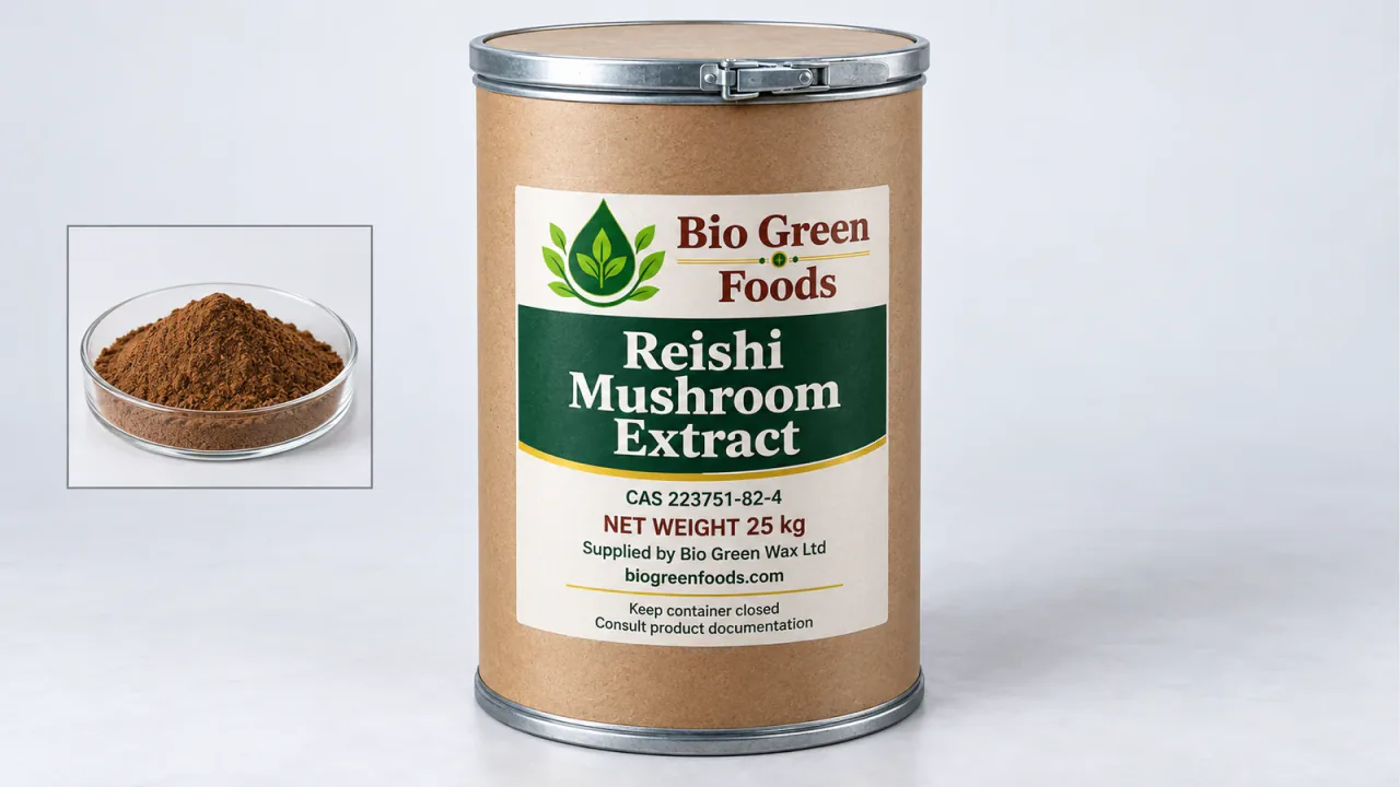 Reishi Mushroom Extract — feedstock option for Nutrition & Supplements