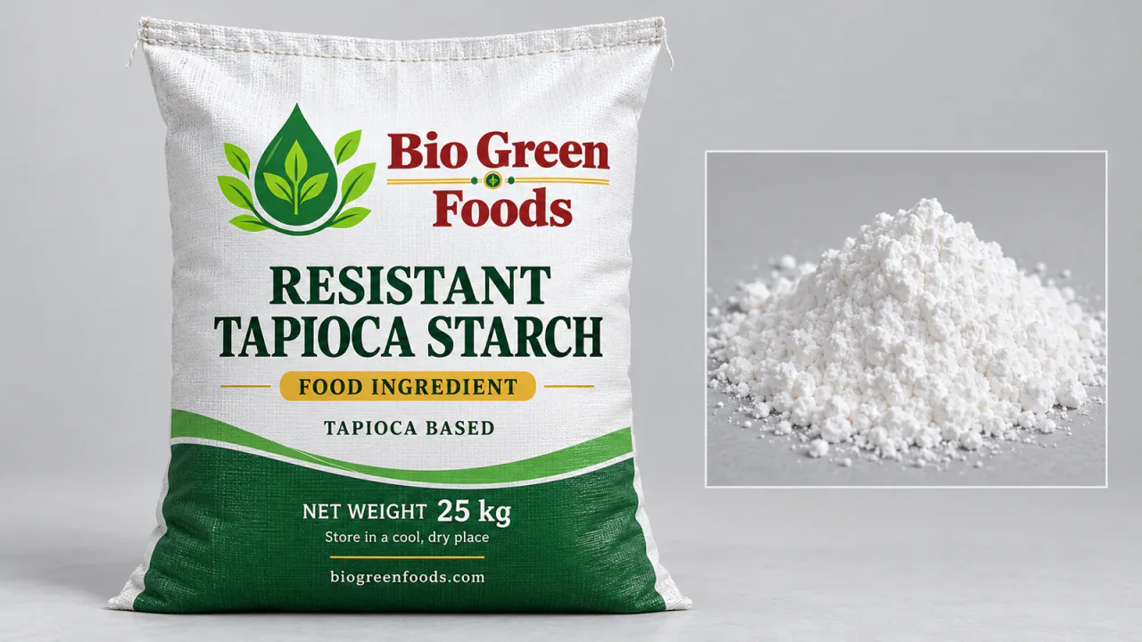 Resistant Tapioca Starch – Sweeteners & Starch Derivatives product from Bio Green Foods