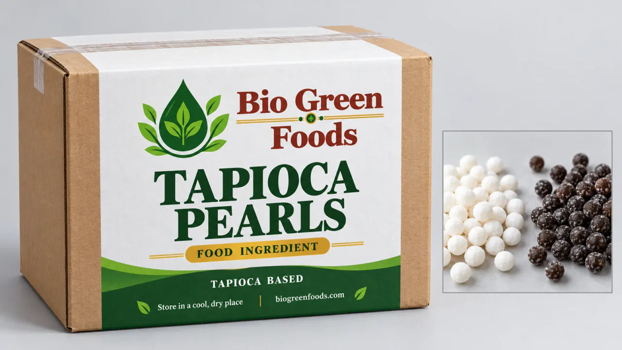 Tapioca Pearls – Sweeteners & Starch Derivatives product from Bio Green Foods