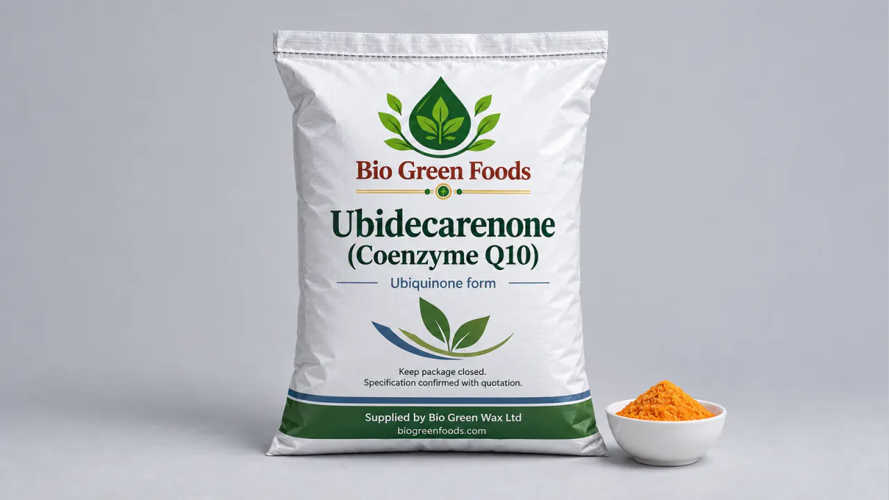 Ubidecarenone (Coenzyme Q10) — feedstock option for Nutrition & Supplements